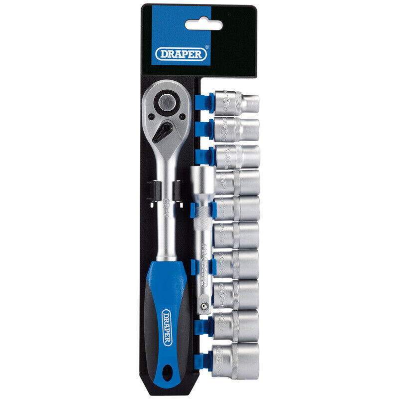 Draper 16374 1/2" Square Drive Ratchet Socket Set