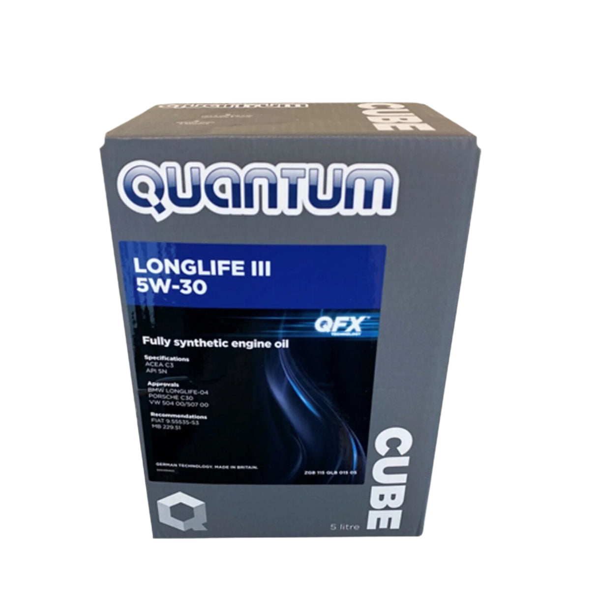 Quantum Longlife 3 5W-30 Fully Synthetic Engine Oil 2x 5 Litre Bottles 10 Litres