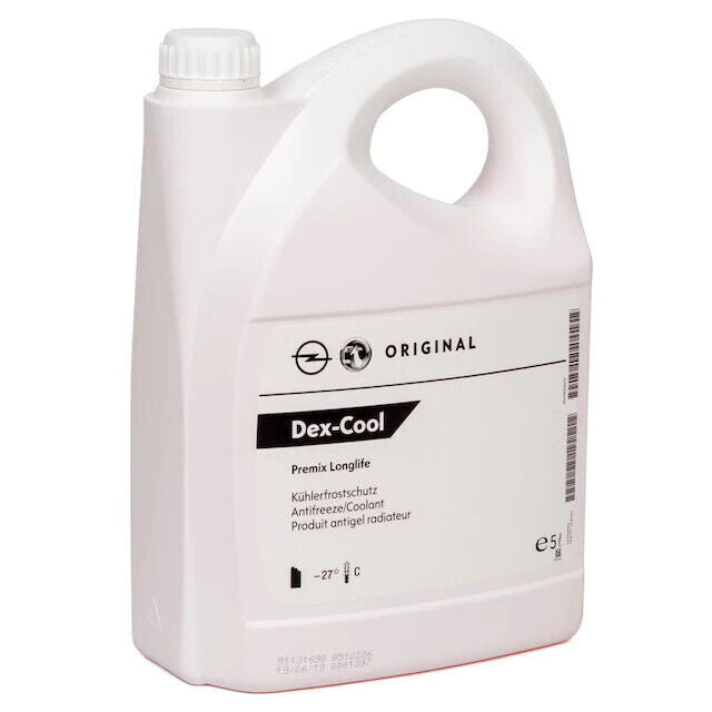 Genuine GM Vauxhall Anti Freeze Coolant Long Life Dex Cool 5 Litre Premix