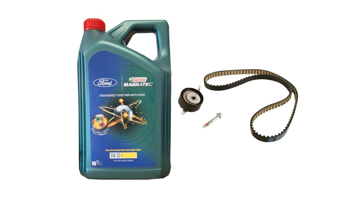 Genuine Ford 1.0 EcoBoost Cam Wet Timing Belt Kit 2012- inc Castrol Oil