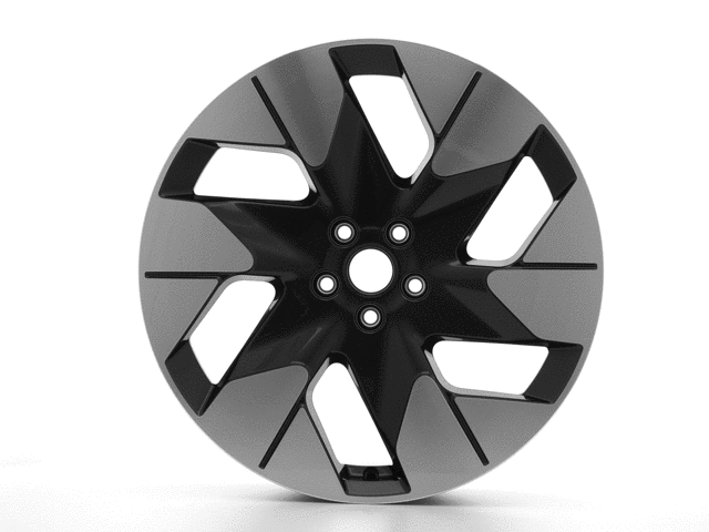 Genuine Alloy Wheel 20" front, 6-spoke design, Magnetic and Bright Machined - 2689772