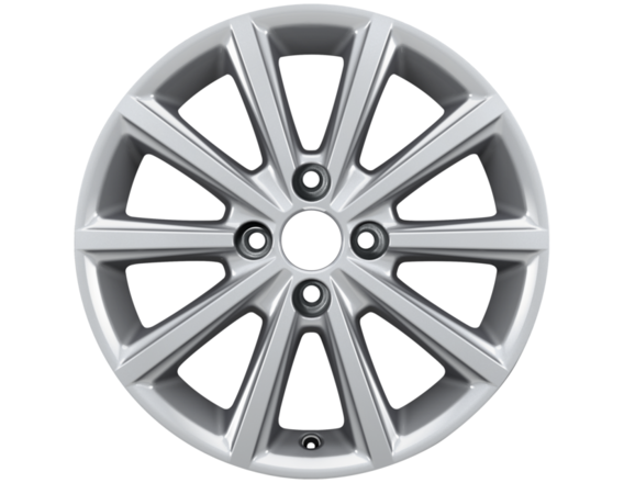 Genuine Alloy Wheel 16" 10-spoke design, sparkle silver - 1895799