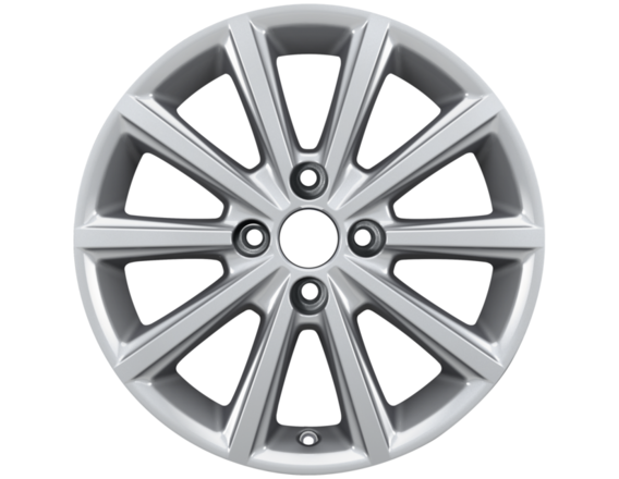 Genuine Alloy Wheel 16" 10-spoke design, silver - 2238272