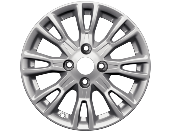 Genuine Alloy Wheel 15" 8 x 2-spoke design, Sparkle Silver - 2155083