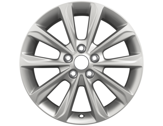 Genuine Alloy Wheel 17" 5 x 2-spoke design, sparkle silver - 1877092