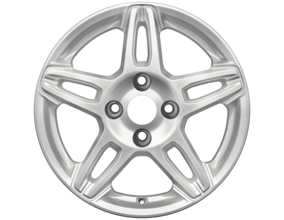 Genuine Alloy Wheel 15" 5 x 2-spoke design, sparkle silver - 1847319