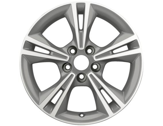 Genuine Alloy Wheel 16" 5 x 2-spoke design, arctic grey machined - 2237368