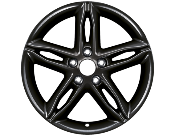 Genuine Alloy Wheel 17" 5 x 2-spoke design, Absolute Black - 2237381