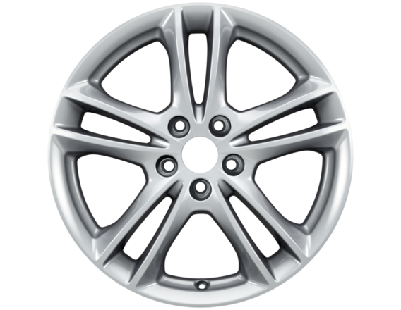 Genuine Alloy Wheel 17" 5 x 2-spoke design, silver - 1880378