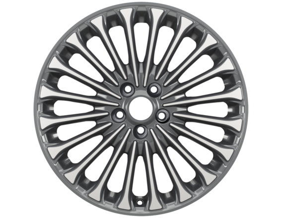 Genuine Alloy Wheel 18" 20-spoke design, silver - 1880384