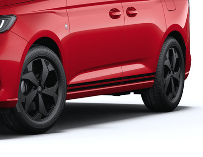 Genuine Alloy Wheel 17" 5-spoke design, Black Machined - 2621234