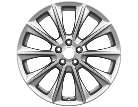 Genuine Alloy Wheel 19" 10-spoke design, polished paint - 2260883