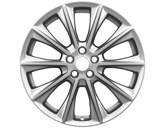 Genuine Alloy Wheel 18" 10-spoke design, luster nickle - 2246309