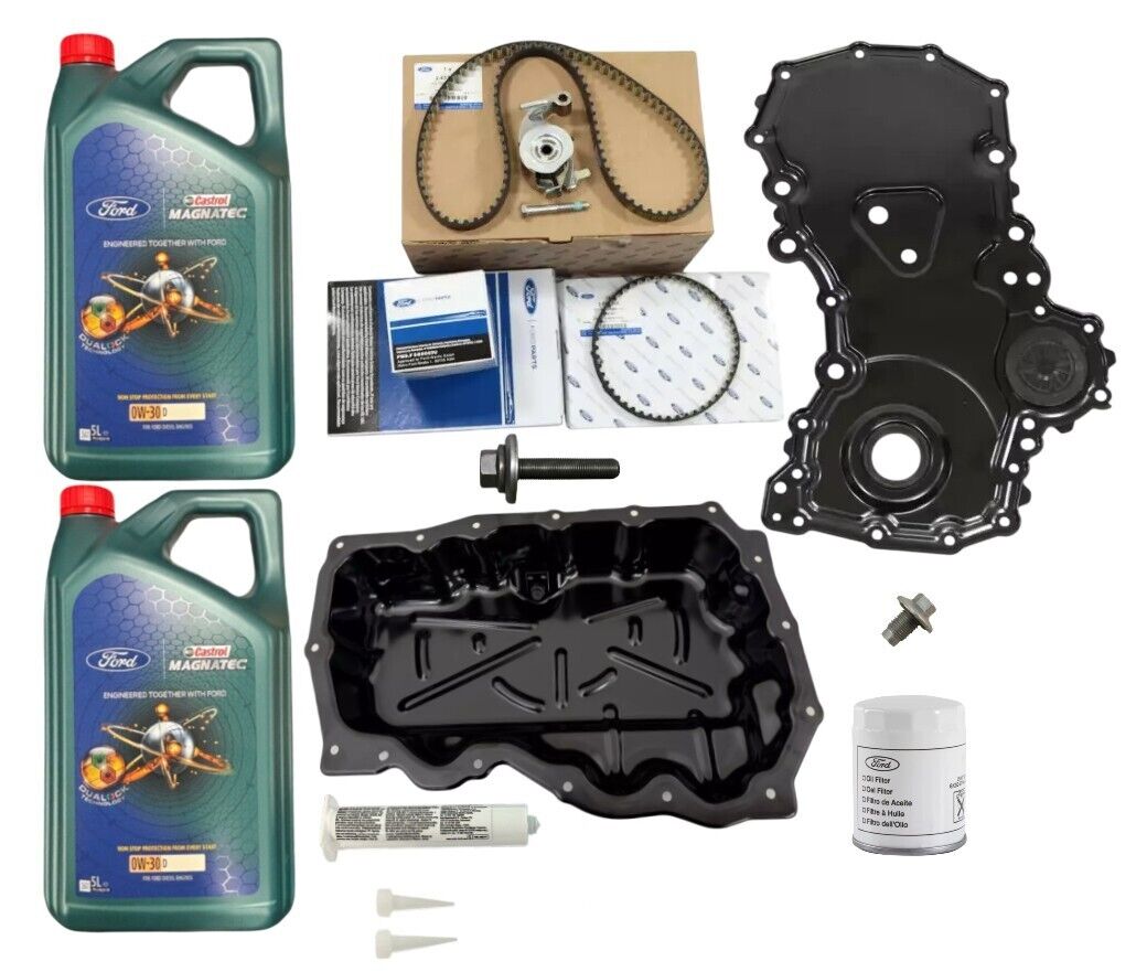 Genuine Ford Transit MK7 & Custom 2L FWD 2016- Wet Belt Kit & 10L Castrol Oil