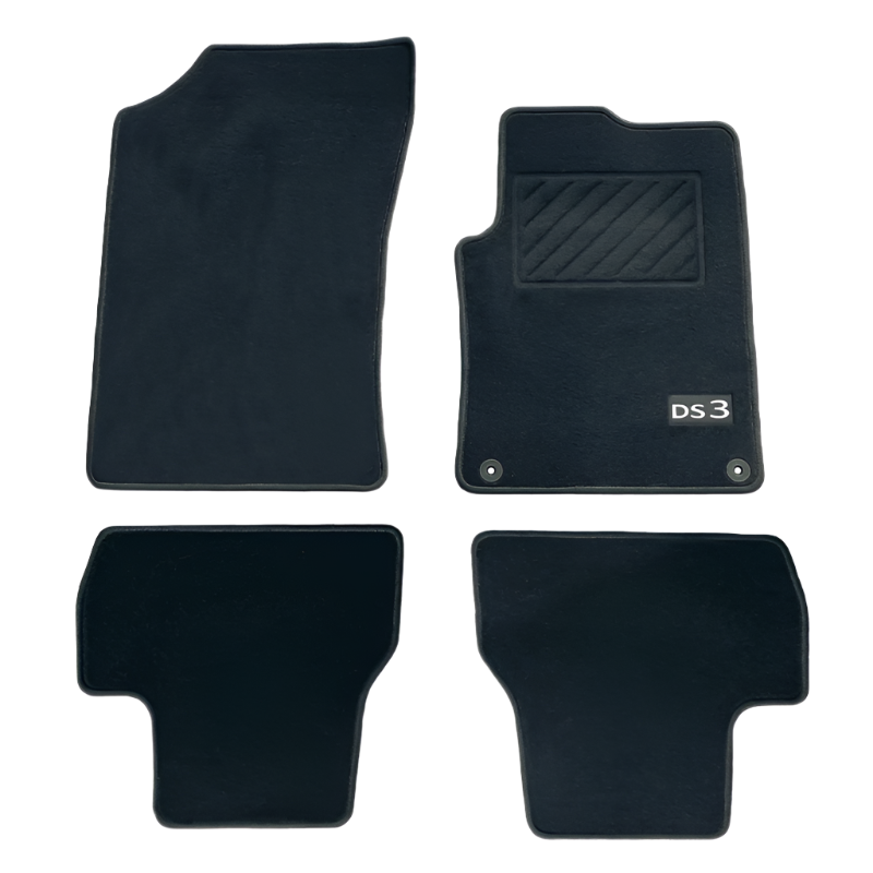 Genuine Citroen DS3 Carpet Mats Set of 4 - 1613954380