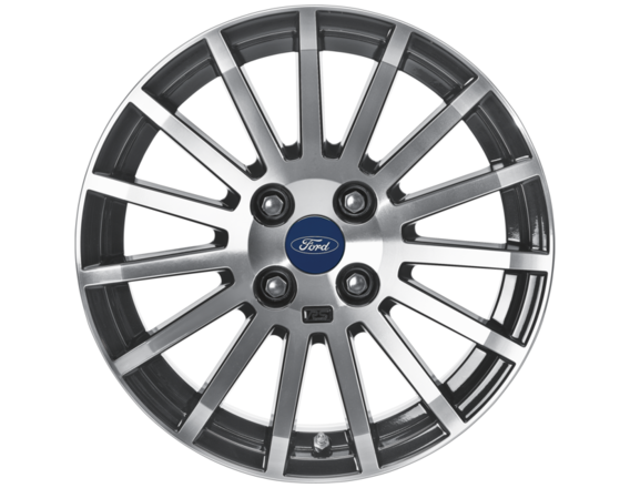 Genuine Alloy Wheel 16" 15-spoke RS design, black machined - 1737433