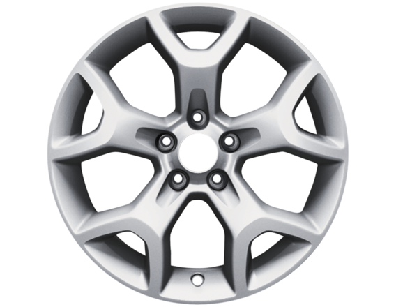 Genuine Alloy Wheel 17" 5-spoke Y design, silver - 2238275