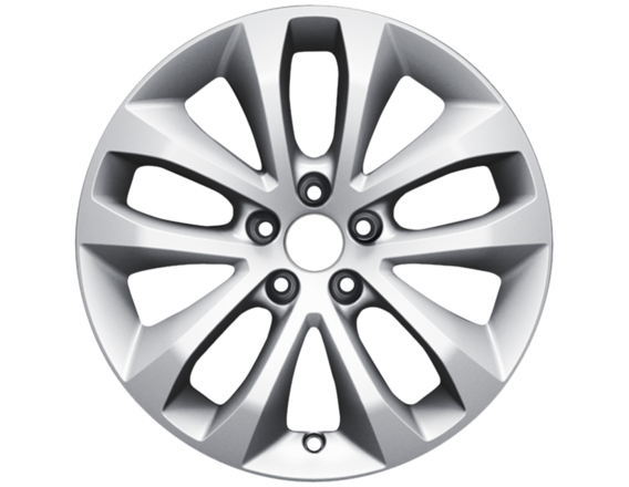 Genuine Alloy Wheel 17" 5 x 2-spoke design, silver - 1552488