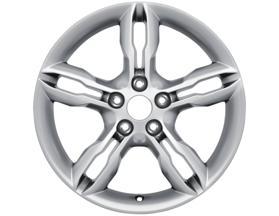 Genuine Alloy Wheel 17" 5 x 2-spoke design, luster nickle - 2237361