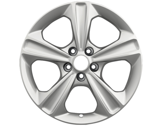 Genuine Alloy Wheel 17" 5-spoke design, silver - 2237483