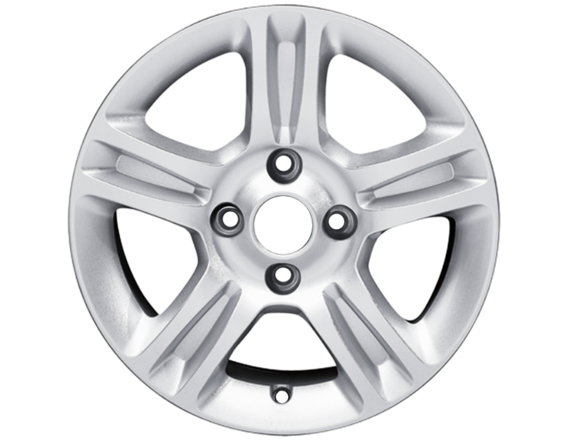 Genuine Alloy Wheel 15" 5 x 2-spoke design, silver - 2237354