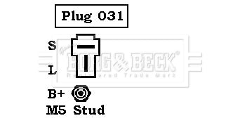 Borg & Beck - ALTERNATOR - BBA2151 - Fits: Nissan Micra, Sunny