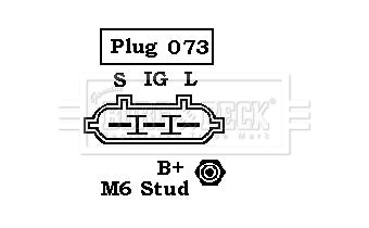 Borg & Beck - ALTERNATOR - BBA2276 - Fits: Toyota Camry, Carina E, Rav 4