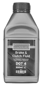 Borg & Beck - BRAKE FLUID 0.5 litre - BBF43 - Fits: DOT 4 Brake Fluid 500ml