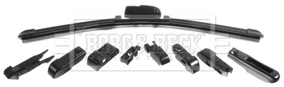 Borg & Beck - WIPER BLADE FLAT - BW15F - Fits: "Flat Wiper Blade 15"""