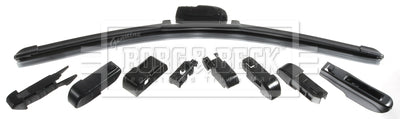 Borg & Beck - WIPER BLADE FLAT - BW16F - Fits: "Flat Wiper Blade 16"""