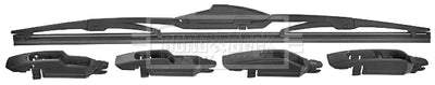 Borg & Beck - WIPER BLADE REAR - BW16R - Fits: "Rear Wiper Blade 16"""