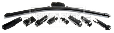 Borg & Beck - WIPER BLADE FLAT - BW17F - Fits: "Flat Wiper Blade 17"""