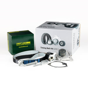 First Line - T/BELT W/PUMP KIT - FTW1004 - Fits: Clio III 05-14, Laguna III 07-
