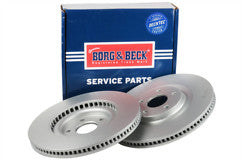 Borg & Beck - BRAKE DISC PAIR - BBD6333 - Fits: Ford Puma 1.5 ST 2019/04-