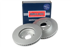 Borg & Beck - BRAKE DISC PAIR - BBD5566 - Fits: Hi-Lux (KUN15) 2.5 D-4D 08-