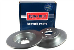 Borg & Beck - BRAKE DISC PAIR - BBD5296 - Fits: Kia Rio (UB) 09/11-