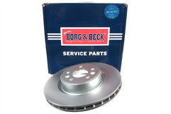 Borg & Beck - BRAKE DISC SINGLE - BBD6126S - Fits: Renault Megane 2.0 Tce 05/09-