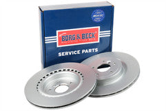 Borg & Beck - BRAKE DISC PAIR - BBD5437 - Fits: Jaguar XE 03/15-