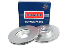 Borg & Beck - BRAKE DISC PAIR - BBD4447 - Fits: Mazda 3 1.4,1.6 03-
