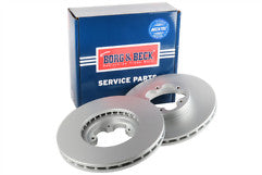 Borg & Beck - BRAKE DISC PAIR - BBD4562 - Fits: Ford Transit 330.350 06-