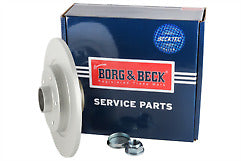 Borg & Beck - BRAKE DISC SINGLE - BBD5840S - Fits: Renault Kangoo 08-