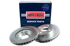 Borg & Beck - BRAKE DISC PAIR - BBD5542 - Fits: Ignis 10/16-