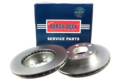 Borg & Beck - BRAKE DISC PAIR - BBD5112 - Fits: Cit/Fiat/Peugeot LCV 94-