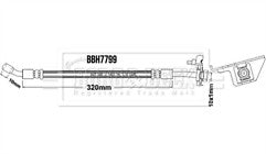 Borg & Beck - BRAKE HOSE - BBH7799 - Fits: Hyundai Santa Fe,Kia Sorento