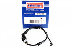 Borg & Beck - WEAR LEAD - BWL3110 - Fits: BMW 1 Series(F20,21) 11/10-
