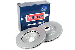 Borg & Beck - BRAKE DISC PAIR - BBD4544 - Fits: Fiat Grande Punto 05-