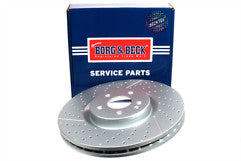 Borg & Beck - BRAKE DISC SINGLE - BBD6187S - Fits: A Class (176) A45 AMG 06/13-