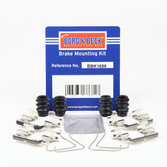 Borg & Beck - FITTING KIT - PADS - BBK1696 - Fits: Rio IV 01/17-