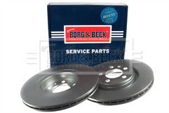 Borg & Beck - BRAKE DISC PAIR - BBD4069 - Fits: Audi,Skoda,VW,Seat.(fr) 96-