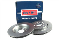 Borg & Beck - BRAKE DISC PAIR - BBD4396 - Fits: Vauxhall Vectra 1.8-2.2 02-